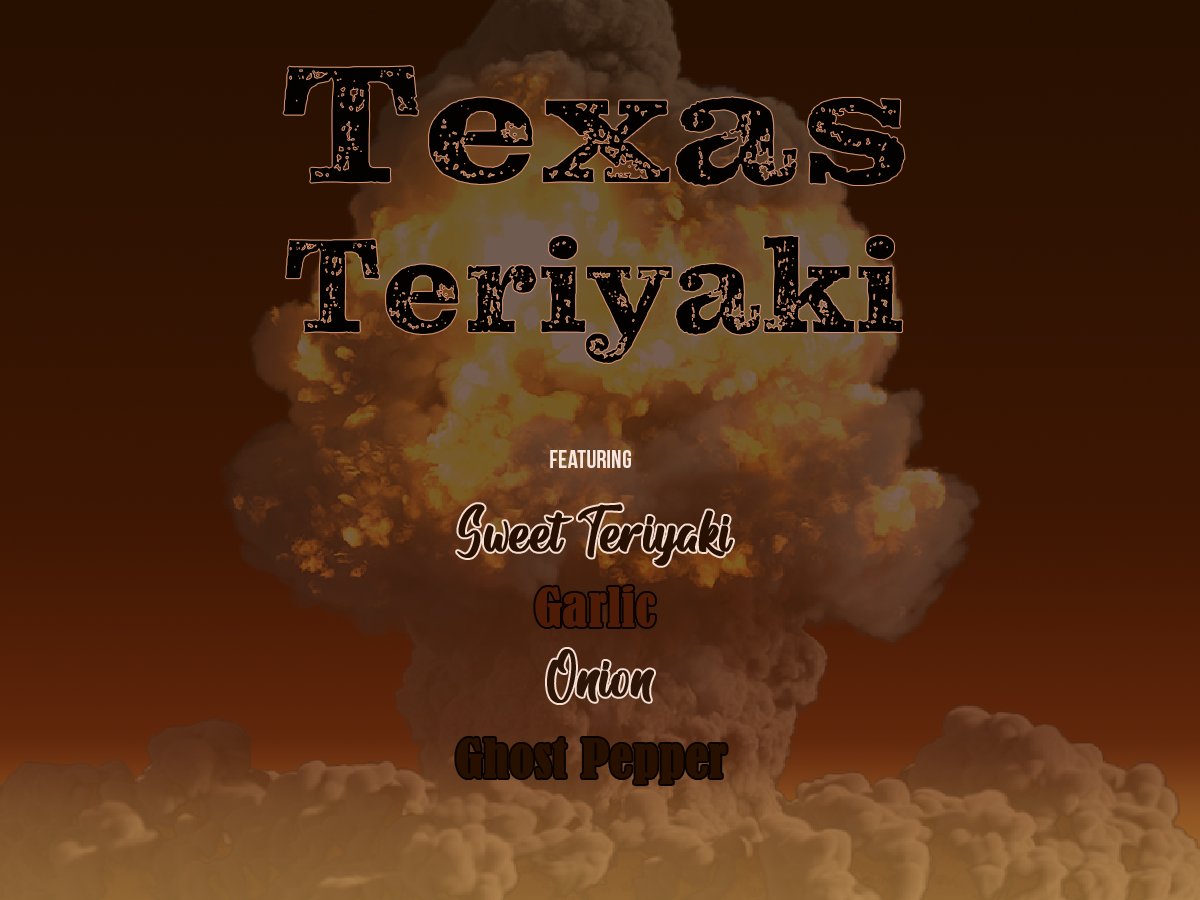 Texas Teriyaki - 3oz. bag